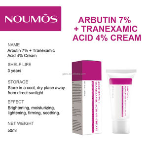 Arbutina facial de elevación hidratante de brillo personalizado 7% + ácido tranexámico 4% <span class=keywords><strong>crema</strong></span> facial - Product Image 3