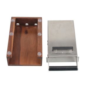 Espresso Knock Box Tiroir avec poignée Récipient à marc de café Boîte à café en bois - Product Image 5