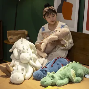 ตุ๊กตานุ่มยัดไส้ของเล่นรูปมังกรบินน้อยสัตว์ไดโนเสาร์น่ารักของเล่นตุ๊กตาน่ารักของขวัญสำหรับเด็ก