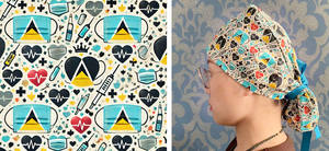 Accessori uniformi versatili simpatici cartoni animati foderati di raso per infermiere - Product Image 6