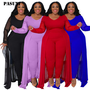 PASUXI Nouvelle <span class=keywords><strong>Combinaison</strong></span> Femme Élastique Haute Décontractée Fitness Sportive Rompers <span class=keywords><strong>Combinaison</strong></span> Moulante Activewear Fermeture Éclair - Product Image 1