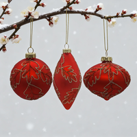 2026 personnalisé élégant vacances maison mariage suspendus décor boîtes à la main noël boule de verre décorations pour fournitures de fête