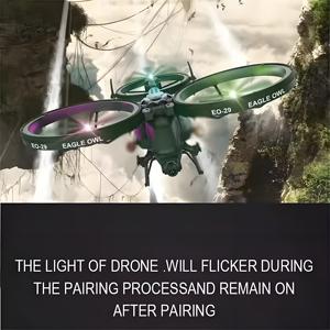 Bọ Cạp máy bay chiến đấu bay không người lái điều khiển từ xa nhựa cố định cánh UAV Đèn LED chụp ảnh trên không sinh viên đồ chơi RC máy bay theo tôi - Product Image 5