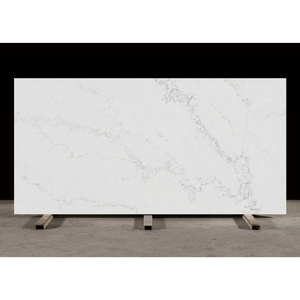 Премиальная белая кварцевая плита Calacatta Statuario Long Vine из искусственного камня, большая плита для кухонных и сантехнических столешниц, цельная поверхность - Product Image 5