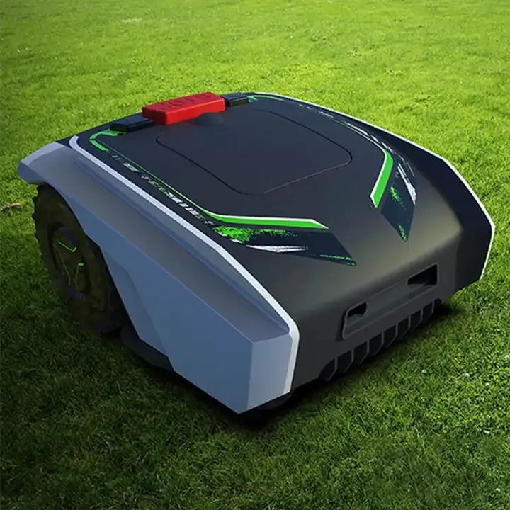 Mesin pemotong rumput dengan penggerak mandiri kualitas tinggi Robot pemotong rumput navised satelit cerdas untuk stadion sepak bola dan halaman rumput besar