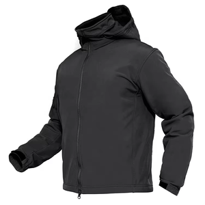 Hot Bán Biểu Tượng Tùy Chỉnh Polyester Softshell Vải Đầy Đủ Dây Kéo Trống Phản Quang An Toàn Quần Áo Không Thấm Nước Áo Gió Áo Khoác - Product Image 2