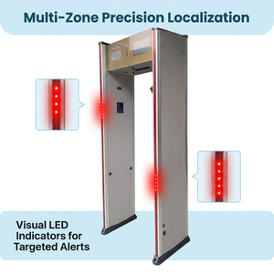 Portique <span class=keywords><strong>de</strong></span> détection <span class=keywords><strong>de</strong></span> métaux KMS Security pour aéroport, métro, stade, usine – Haute sensibilité, multi-zones, IP65, détecteur <span class=keywords><strong>de</strong></span> passage - Product Image 2