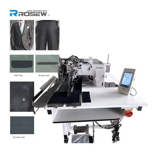 Rosew máquina de costura industrial do sistema Gc895d-At cabeça, máquina automática de costura do plc do bolso, 842