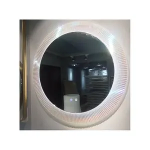 Modern 50x60cm LED Decorative Mirror by China Big Factory Low Priced Wall Mirror with Light Function for Bathroom Decoration