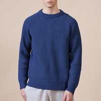 Pull-over en laine mérinos pour homme, élégant et personnalisé, en tricot uni, hauts en maille, pulls en cachemire pour homme