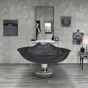 Cape de coiffure réglable pour adultes Cape de <span class=keywords><strong>parapluie</strong></span> pour la maison et <span class=keywords><strong>le</strong></span> salon garde les cheveux et les vêtements hors du sol - Product Image 3