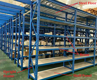 Système de rayonnage à mezzanine personnalisé multi-niveaux pour entrepôt à hauts plafonds – Solutions de rayonnage industriel en acier pour plateformes