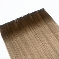 Extensions de cheveux humains bruts 100% alignés sur les cuticules, double trame, qualité supérieure, style russe, pouvant être coupés, vente en gros d'usine