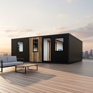 <span class=keywords><strong>Casa</strong></span> Contenedor Expandible de <span class=keywords><strong>Una</strong></span> Sola Ala con Pared de Cristal, Personalizada y Mejorada, <span class=keywords><strong>Casa</strong></span> Modular Prefabricada de 20 pies, Hotel Expandible en Venta - Product Image 1