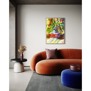 Décoration murale en métal en forme de baril avec motif d'amour pour une sculpture murale durable et un accent intérieur sentimental - Product Image 4