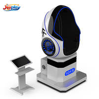 Simulateur de jeu VR d'occasion, Machine Egg Machine, pour salle d'arcade et cinéma, avec fonction Montagnes Russes, incluant un fauteuil individuel Egg Chair, Équipement de réalité virtuelle
