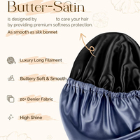 Bonnet en satin personnalisé avec logo, bande élastique pour cheveux longs, bonnet de nuit naturel, bonnets de luxe pour un usage quotidien