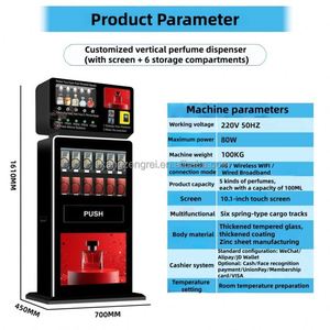 Intelligent Commercial Self-Service <b>Perfume</b> Vending Machines Vertical Display <b>Cabinets</b> Multi-scent Fragrance Dispenser Arcade - Product Image 4