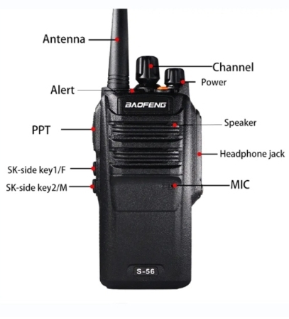 Original Baofeng S56,hot Sell New Product Baofeng S56 Max Long Range Walkie Talkie Waterproof Bf-s56 Max 10km IP67 High Power