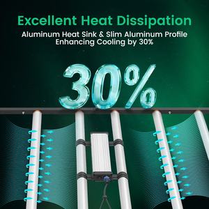 Lampe de culture intelligente pliable commerciale 650w Bridgelux LED spectre complet 6 barres avec contrôleur intelligent <span class=keywords><strong>Spider</strong></span> Lampe de culture intérieure - Product Image 4