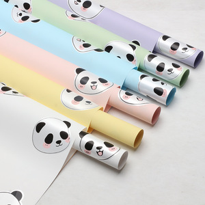 Xiong dundun handmade nhựa OPP không thấm nước hoa gói giấy 10 gói đối phó cho một năm cho Cửa hàng Hoa Vật liệu nghệ thuật - Product Image 3