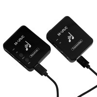 Casque de monitoring sans fil M-VAVE WP-10 2.4G avec émetteur-récepteur rechargeable, prend en charge l'enregistrement stéréo et mono