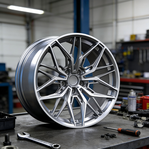 Luxury Multi-Spoke Forged Aluminum Wheels 17-24" | Fully Custom PCD ET CB | High Gloss Polished Alloy Rims for <strong>Mercedes</strong> BMW Audi - Product Image 4