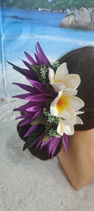Pince à <span class=keywords><strong>cheveux</strong></span> en soie artificielle KN-hc004m, Design, oiseau du paradis, Plumeria, Festival, épingle à <span class=keywords><strong>cheveux</strong></span> décorative, femmes - Product Image 5