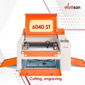 Wattsan 6040 ST 50w 60w 80w co2 Desktop Diode Laser Engraving Cutting Machine laser machine 6040