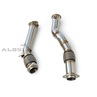 Collecteur d'échappement droit SS304 pour BMW F97 X3M F98 X4M S58 3.0T 2019-2023 – Amélioration du son et de la puissance de l'échappement automobile
