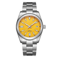 Reloj Automático Seiko OEM, Totalmente de Acero Inoxidable, Hecho en Japón, Manecillas Luminosas, Estilo Buceo, Lujoso, Minimalista, Mecánico, para Negocios
