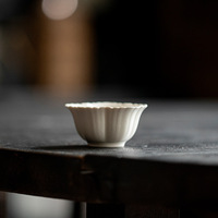 Service à thé Gongfu minimaliste de style japonais en céramique de porcelaine émaillée à l'ashier, forme de gourde, réutilisable, tasse Fulu résistante à la chaleur