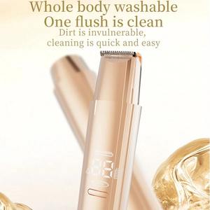 Nouveau rasoir électrique pour femmes, rasoirs à cheveux humides et secs 2 en 1, double tête, tondeuse à poils du bikini à double tête, tête détachable pour le rasage - Product Image 2