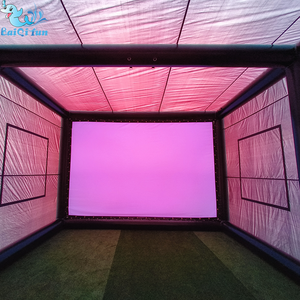 Tente gonflable MAISON ngoài trời Inflatable Nhà lều Inflatable golf mô phỏng bao vây Golf Net thực hành ngoài trời - Product Image 4