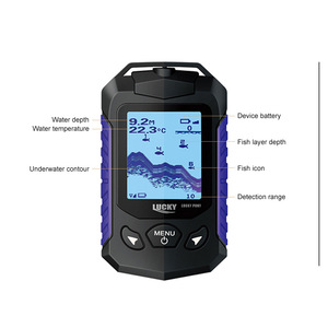 เครื่องหาปลา Lucky Fish Finder FL168-LA แบบพกพาไร้สาย วัดความลึก 0.6-73 เมตร โซนาร์ สำหรับตกปลาภายนอกอาคาร - Product Image 4