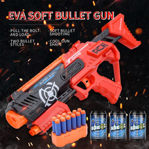Pistolet à balles en caoutchouc pour enfants, jouets en mousse EVA, super tir, 18 mètres, vente en gros d'usine - Product Image 5