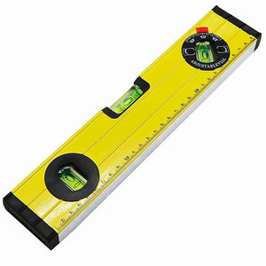 Règle miniature de chantier en alliage d'aluminium de haute précision (0,01 mm) avec échelle et fonction de niveau magnétique puissant - Product Image 1