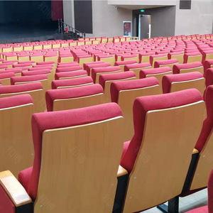 Manwa Expo Auditorium Chairs HB671 Red Beech With Writing Boards For Theater School Lecture Halls - Product Image 4