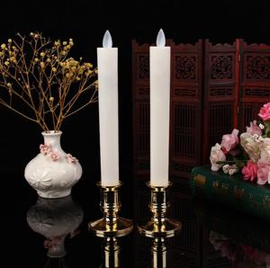 Trang trí đám cưới nhấp nháy nến ăn tối Pin hoạt động Trắng Led nhựa handmade Cửa sổ candleholders hút mô hình trụ cột - Product Image 2