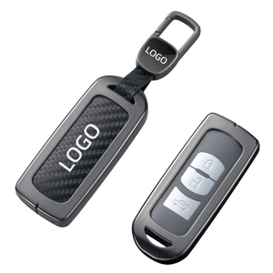 DM ที่หุ้มกุญแจรถหนังคาร์บอนไฟเบอร์, สำหรับ CX4มาสด้า/CX5เคสใส่กุญแจรถยนต์ทำจากคาร์บอนไฟเบอร์ - Product Image 1