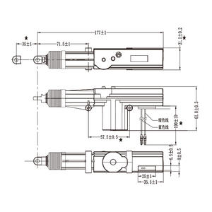 Aktuator Kunci Pintu Mobil Universal 12V IPX3 Tahan Air Kepala Dapat Diputar 360 Derajat Sistem Penguncian Sentral <span class=keywords><strong>Alarm</strong></span> Anti Maling - Product Image 5
