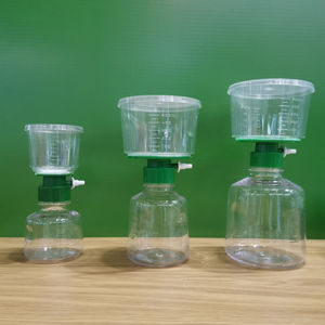 กรวยกรองสุญญากาศแบบใช้แล้วทิ้ง ขนาด 250 มล. 500 มล. 1000 มล. พร้อมเมมเบรน PES 0.22 ไมครอน ผลิตจาก PS สำหรับติดกับฝาขวด - Product Image 6