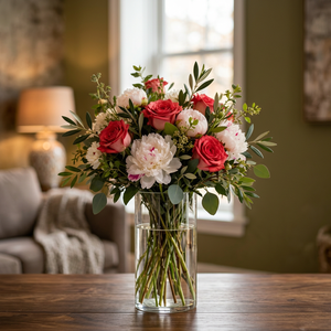 Vase cylindrique en verre transparent, centre de table minimaliste pour arrangements de mariage - Product Image 5