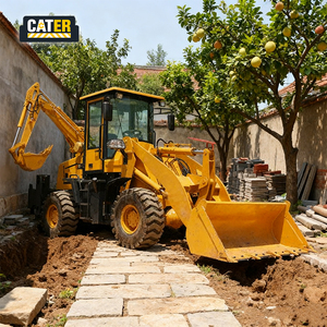 Neuer Diesel-Radlader Baggerlader Großer Landwirtschafts-Baggerlader Mini-Baggerlader mit Baggeranbau - Product Image 2