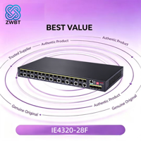 H3C IE4320-28F Switch Terkelola 28-Port dengan Dukungan POE SNMP QoS VLAN, Dapat Ditumpuk, 10/100/1000Mbps, Tersedia
