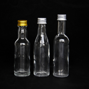 ขวดเหล้าแก้ว50มล. พร้อมฝาเกลียวสำหรับวิสกี้วอดก้าและเตกีล่า - Product Image 3