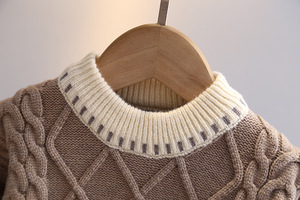 <span class=keywords><strong>Pull</strong></span>-over pour garçon, hiver-printemps, épais et <span class=keywords><strong>chaud</strong></span>, en tricot, pour les âges de 4 à 12 ans - Product Image 3