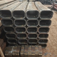 ASTM A500 Gr.C Kaltgezogenes Nahtloses Rechteckiges Stahlrohr 120x60x6,0mm Hohe Tragfähigkeit für Stahlkonstruktion Maßgefertigte Größe