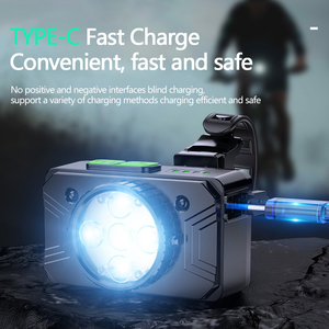 Phares de vélo Highlight <span class=keywords><strong>1000</strong></span> <span class=keywords><strong>Lumens</strong></span> 160 Grand Angle IP67 Projecteur étanche Type-C Charge Lar Capacité <span class=keywords><strong>VTT</strong></span> - Product Image 3