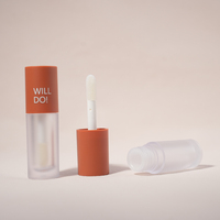 Tube de gloss à lèvres vide personnalisé de 7 ml avec lumière LED et miroir